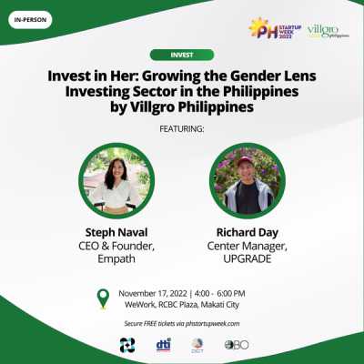 Invest in Her: Growing the Gender Lens Investing Sector in the Philippines