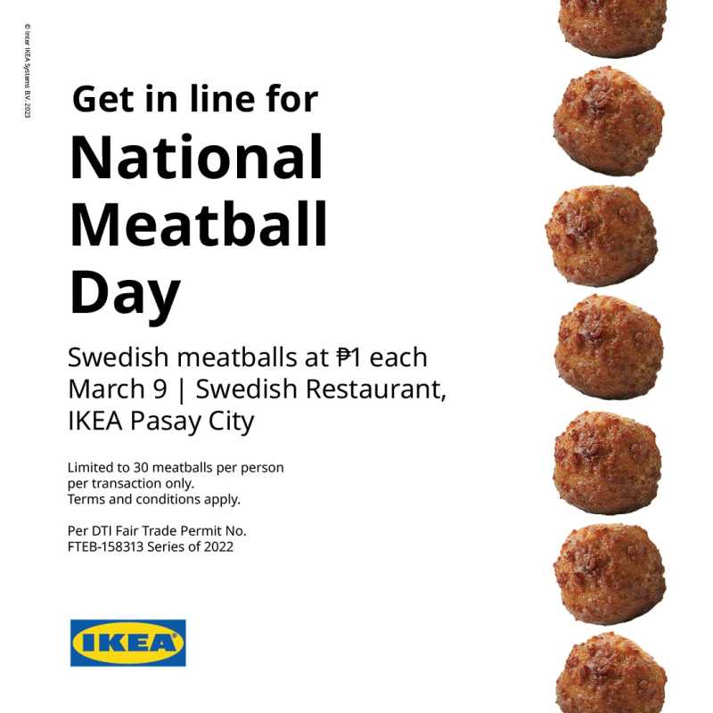 1 Peso Meatballs @ IKEA