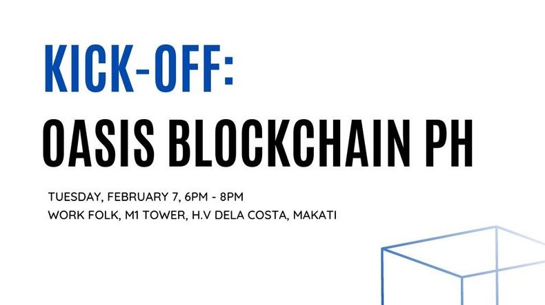 Oasis Blockchain PH Kick-Off